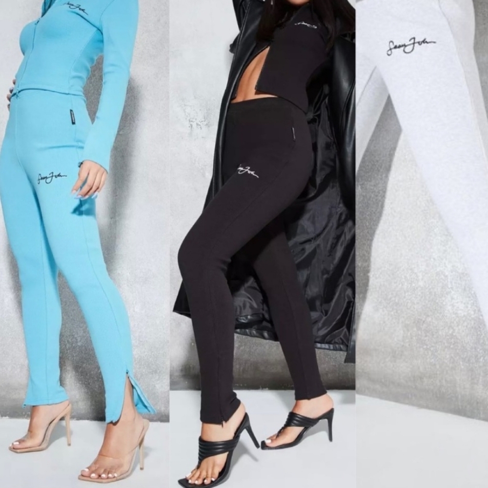 Misguided X Sean Jean sporty Ribbed Set